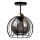Candelabro integrado SOLO BLACK 1xE27/60W/230V preto/dourado
