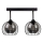 Candelabro integrado SOLO BLACK 2xE27/60W/230V