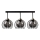 Candelabro integrado SOLO BLACK 3xE27/60W/230V preto/dourado