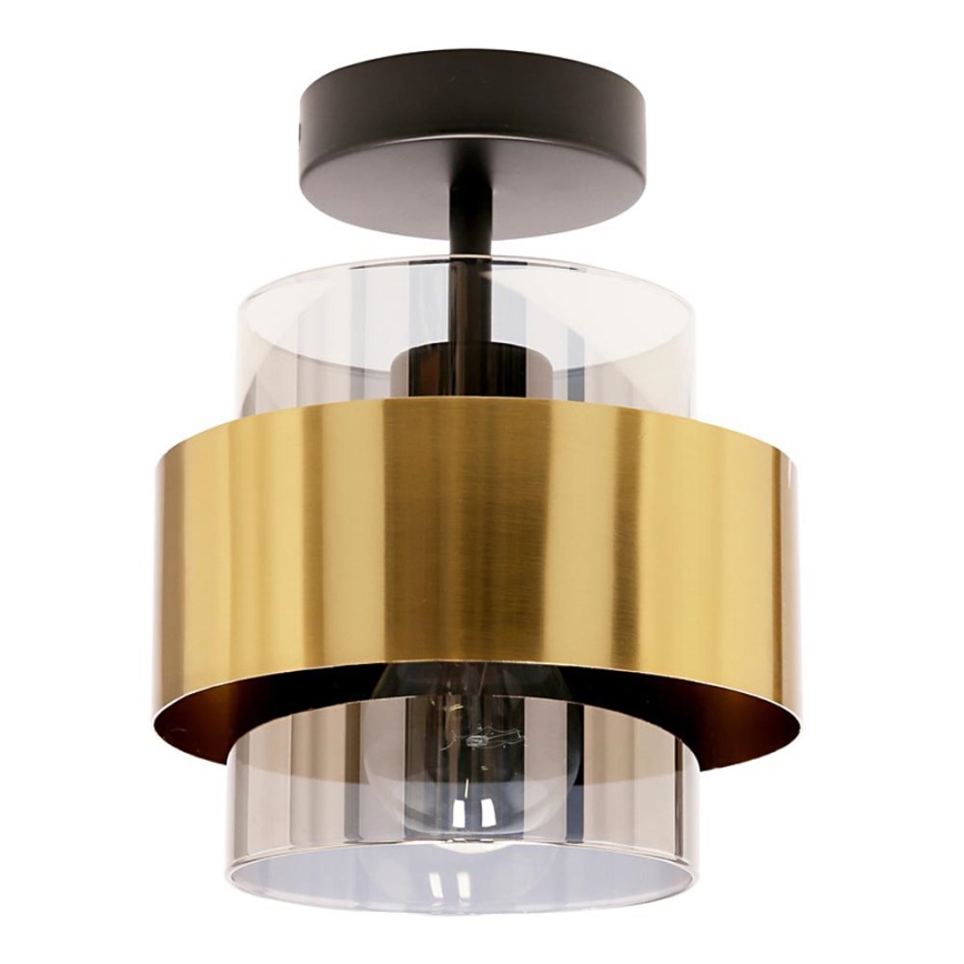 Candelabro integrado SPIEGA 1xE27/60W/230V dourada/preto