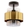 Candelabro integrado SPIEGA 1xE27/60W/230V dourada/preto