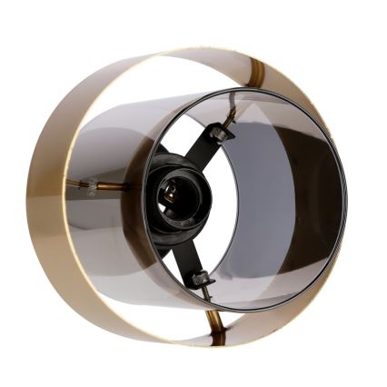Candelabro integrado SPIEGA 1xE27/60W/230V dourada/preto