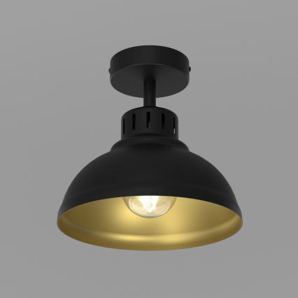 Candelabro integrado SVEN 1xE27/15W/230V preto/dourado
