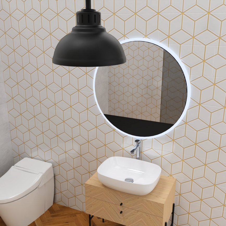 Candelabro integrado SVEN 1xE27/15W/230V preto