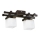 Candelabro integrado TRILLENIUM 2xE27/60W/230V