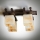 Candelabro integrado TRILLENIUM 4xE27/60W/230V