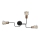 Candelabro integrado TUBE II 3xE27/15W/230V preto antigo