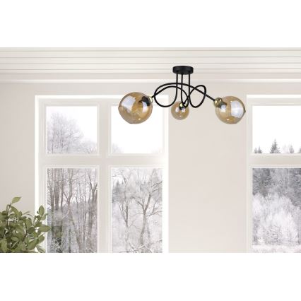 Candelabro integrado VENUS GOLD 3xE27/60W/230V