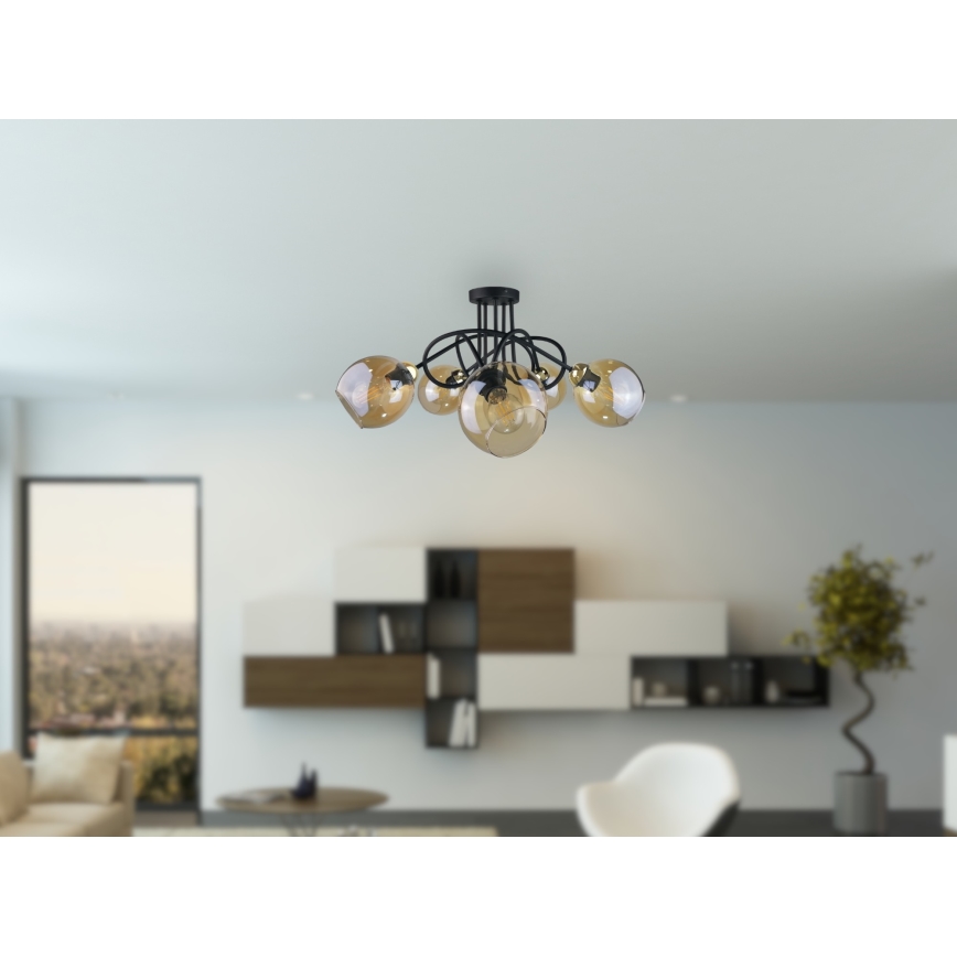 Candelabro integrado VENUS GOLD 5xE27/60W/230V