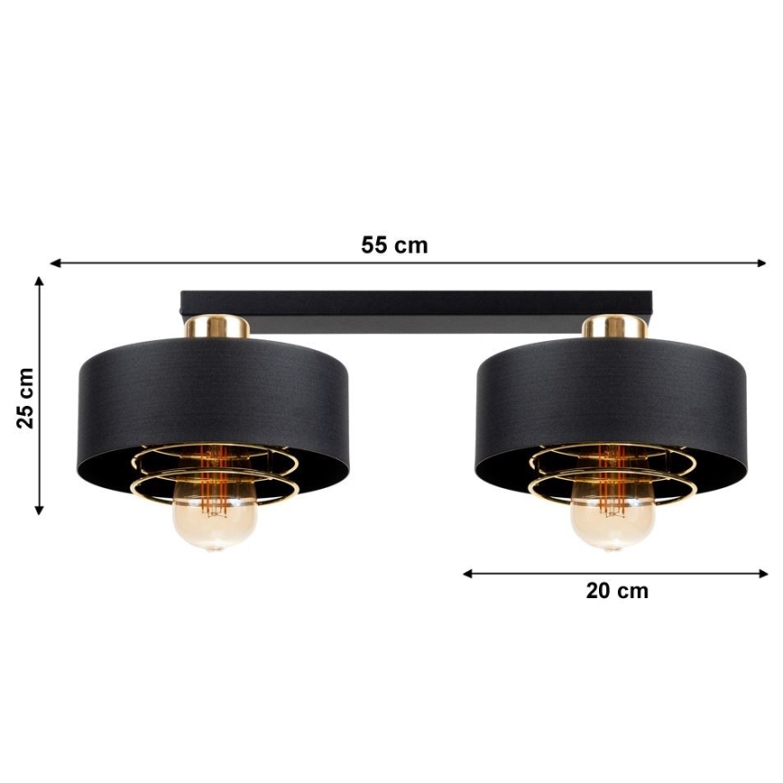 Candelabro integrado VEST 2xE27/60W/230V