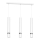 Candelabro JOKER 3xGU10/25W/230V branco