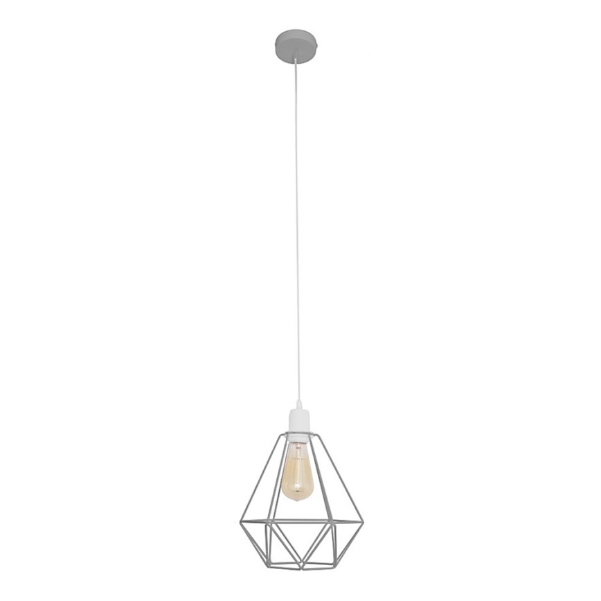 Candelabro KARO 1xE27/15W/230V cinzento