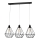 Candelabro KARO 3xE27/15W/230V preto antigo