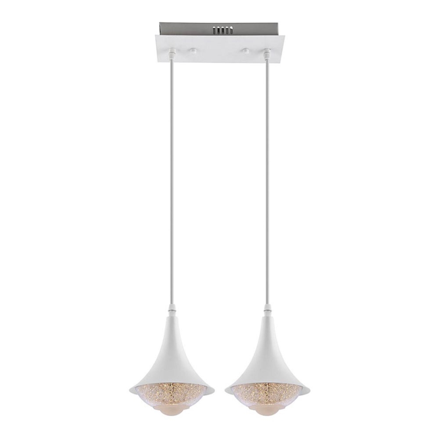 Candelabro LED 2xLED/9W/230V branco