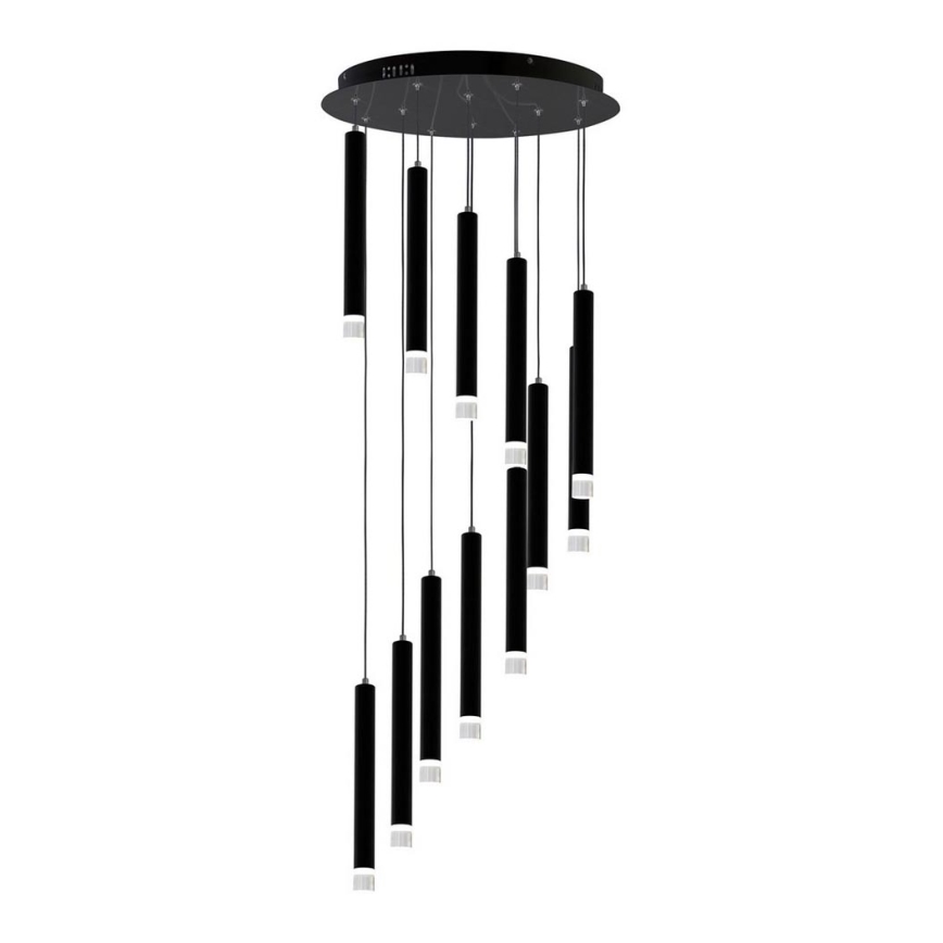 Candelabro LED num fio CARBONO 12xLED/12W/230V