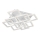 Candelabro montado à superfície 9xLED/20W/230V branco