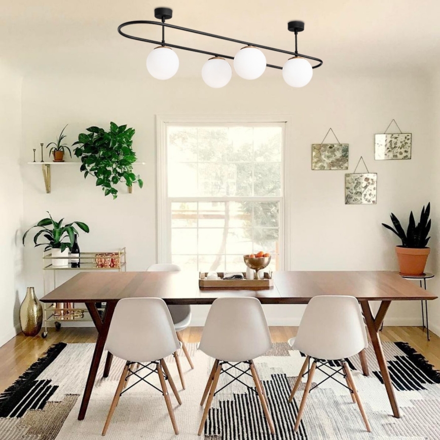 Candelabro montado à superfície ABAKUS 4xE27/40W/230V