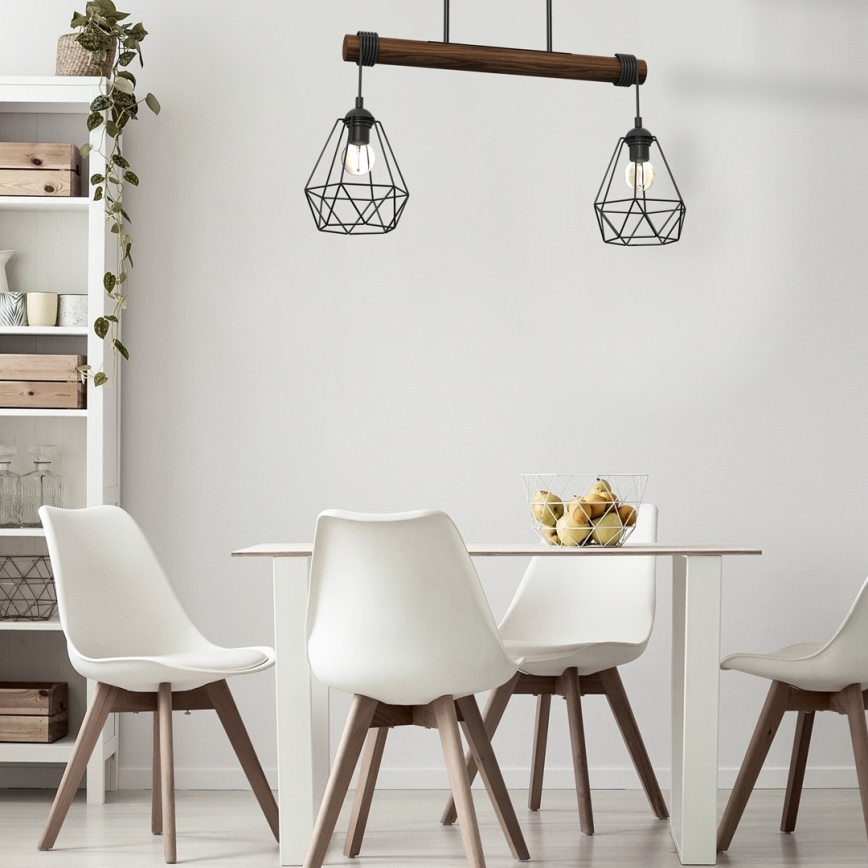 Candelabro montado à superfície ACERO 2xE27/60W/230V