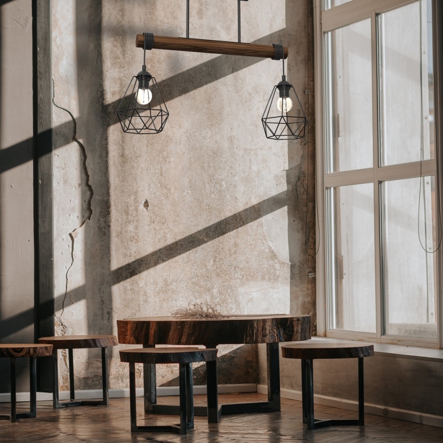Candelabro montado à superfície ACERO 2xE27/60W/230V