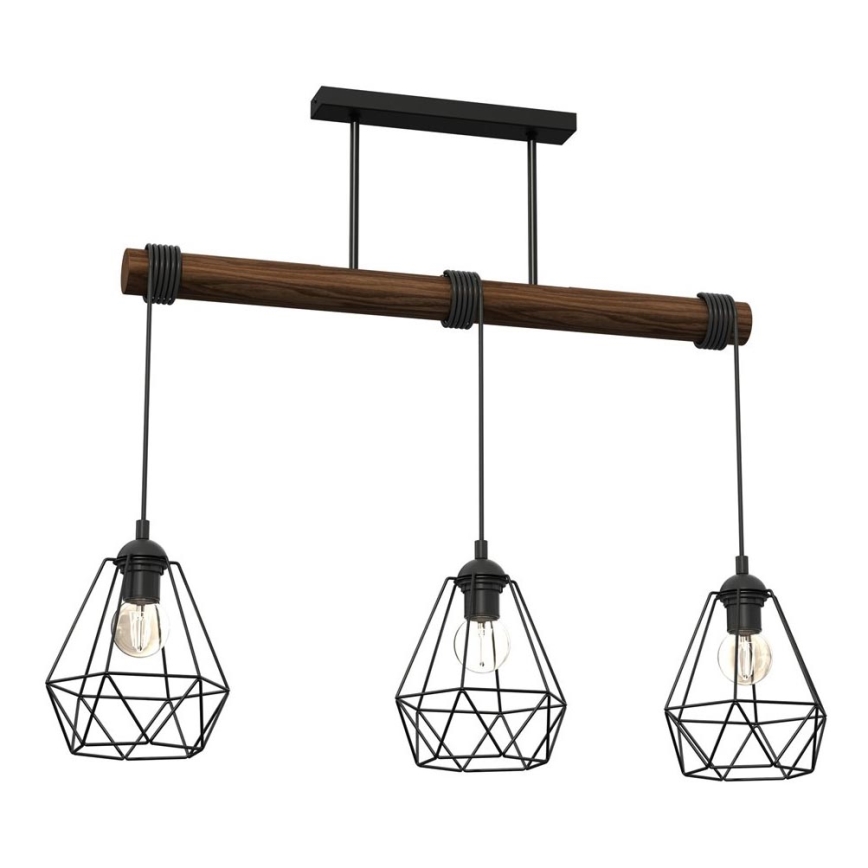 Candelabro montado à superfície ACERO 3xE27/60W/230V