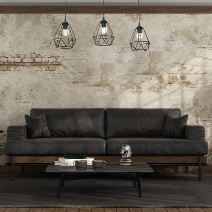 Candelabro montado à superfície ACERO 3xE27/60W/230V