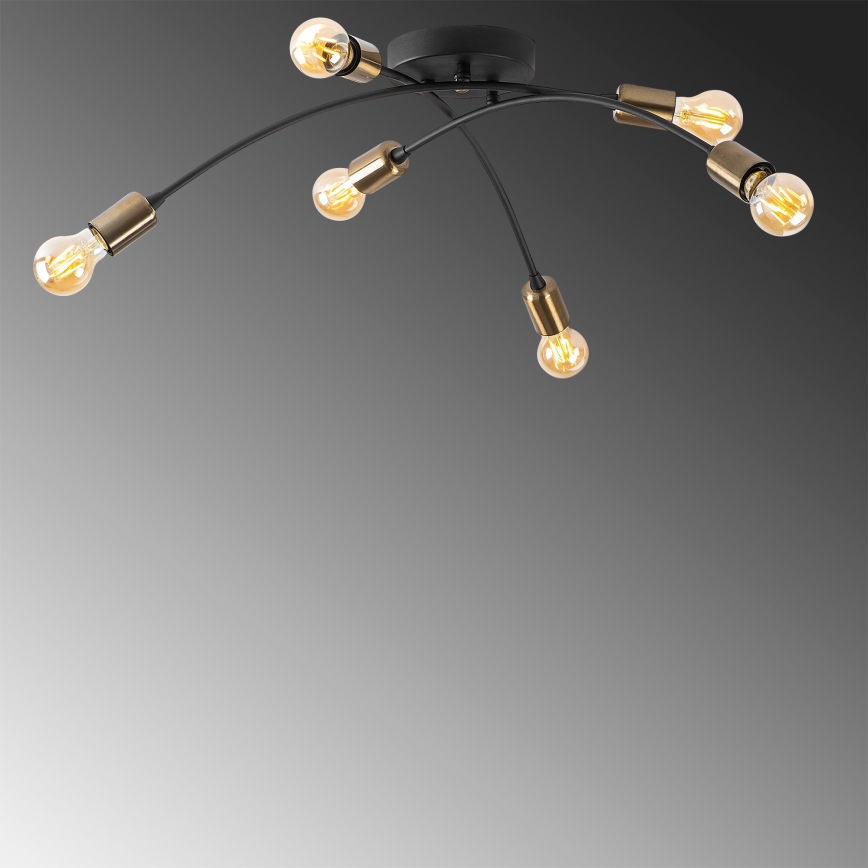 Candelabro montado à superfície BANANA 6xE27/40W/230V