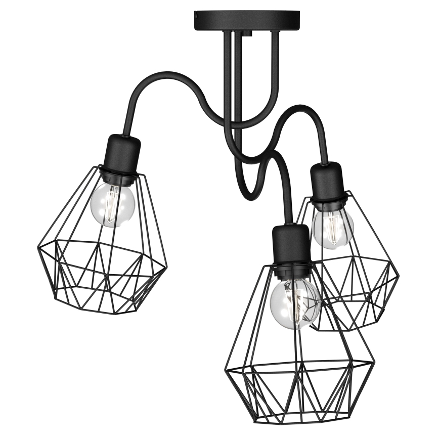 Candelabro montado à superfície BERGEN 3xE27/60W/230V