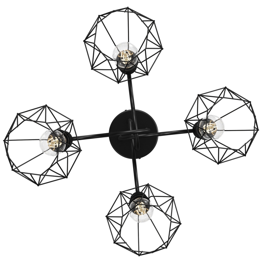 Candelabro montado à superfície BERGEN 4xE27/60W/230V