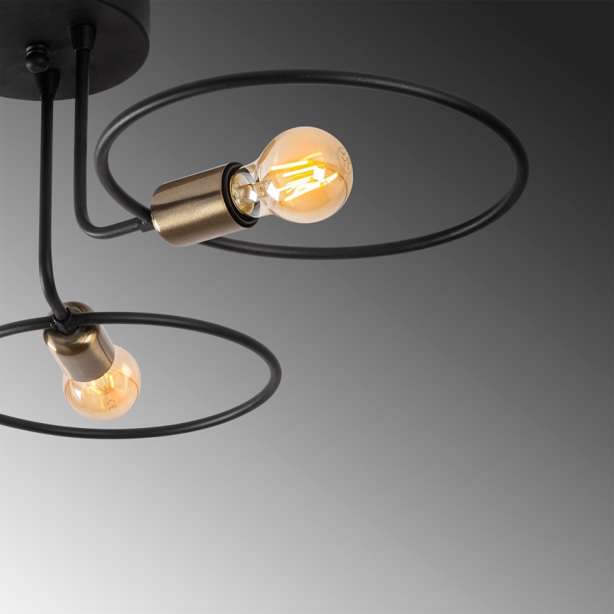 Candelabro montado à superfície CIRCLE 3xE27/40W/230V