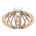 Candelabro montado à superfície EARTH 1xE27/60W/230V branco/bege