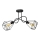 Candelabro montado à superfície KARO 2xE27/15W/230V preto