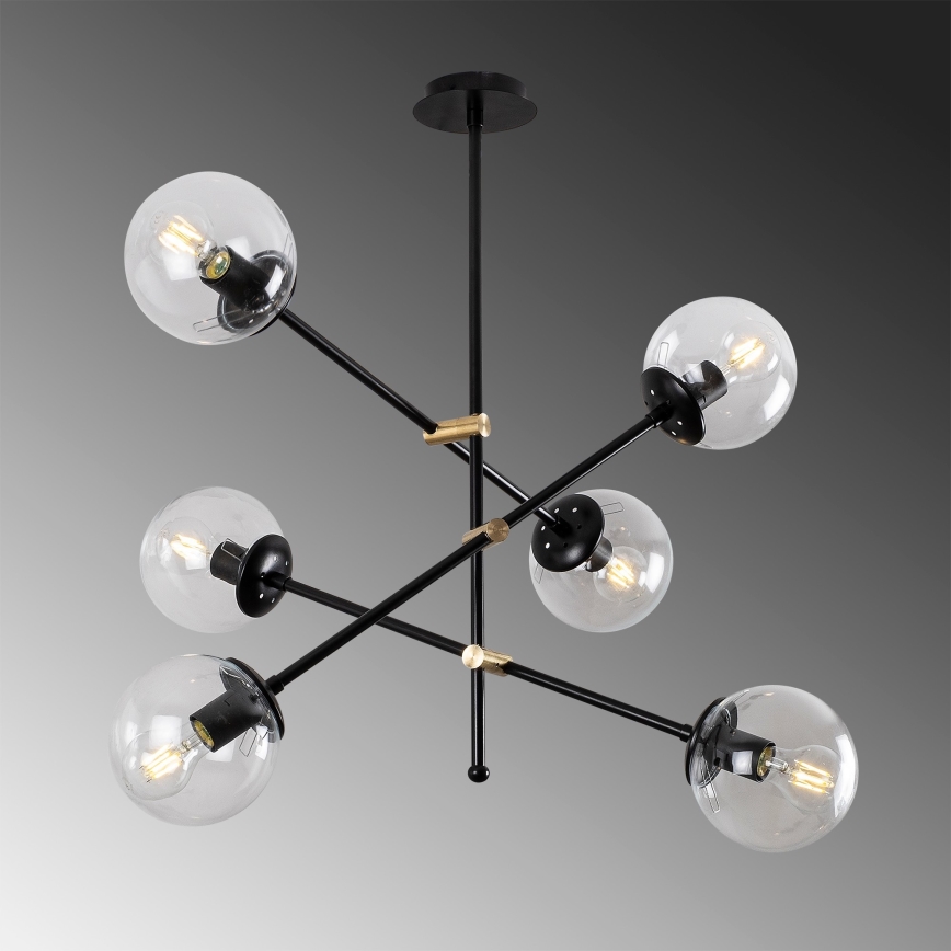 Candelabro montado à superfície MARTI 6xE27/100W/230V