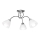 Candelabro montado à superfície MIRANDA 3xE27/60W/230V cromado brilhante