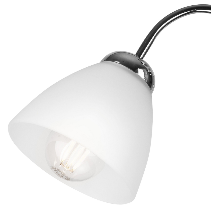 Candelabro montado à superfície MIRANDA 3xE27/60W/230V cromado brilhante