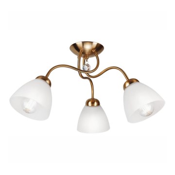 Candelabro montado à superfície MIRANDA 3xE27/60W/230V dourado