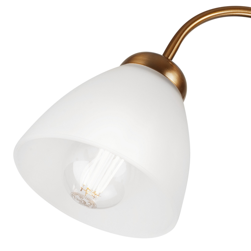 Candelabro montado à superfície MIRANDA 3xE27/60W/230V dourado