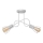 Candelabro montado à superfície OXFORD 2xE27/15W/230V branco