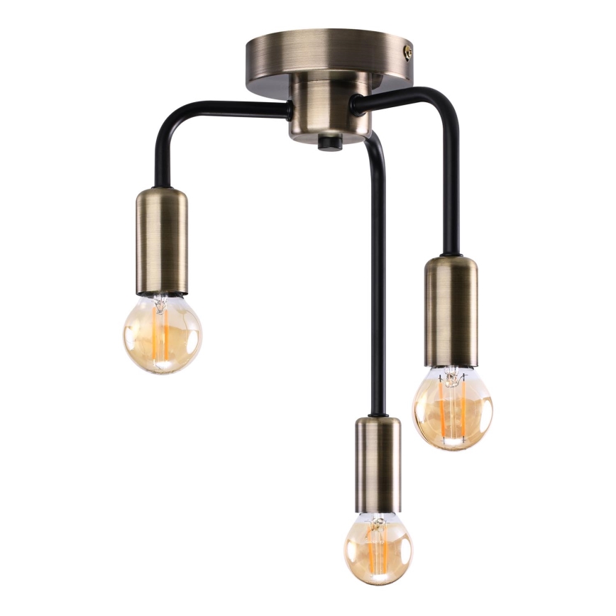 Candelabro montado à superfície SAGA 3xE27/40W/230V