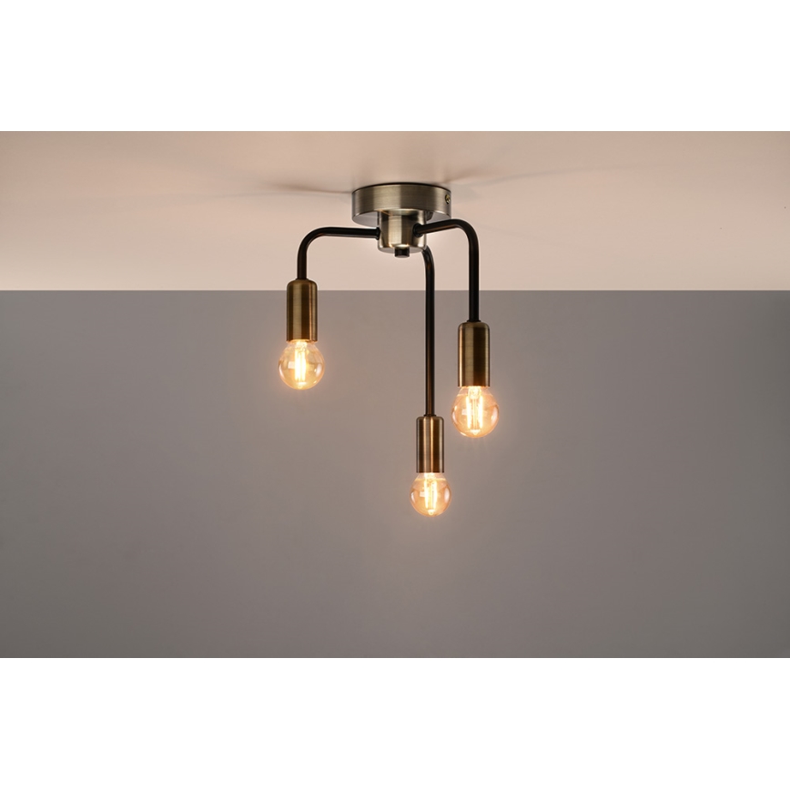 Candelabro montado à superfície SAGA 3xE27/40W/230V