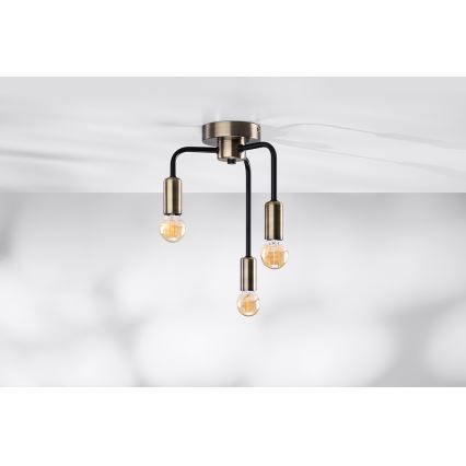 Candelabro montado à superfície SAGA 3xE27/40W/230V