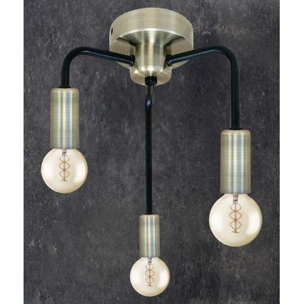 Candelabro montado à superfície SAGA 3xE27/40W/230V