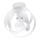 Candelabro montado à superfície TULOS 1xE27/60W/230V branco