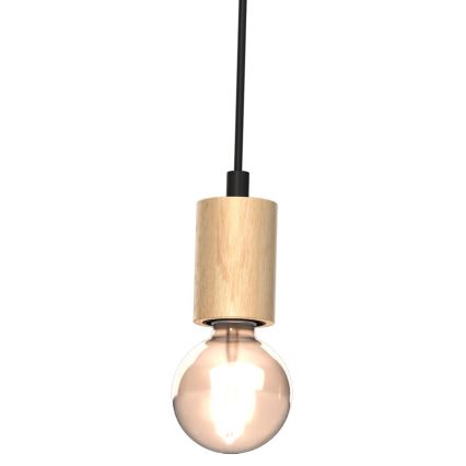 Candelabro montado à superfície VIGA 2xE27/60W/230V madeira