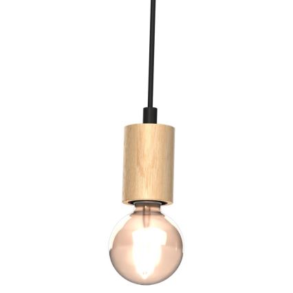 Candelabro montado à superfície VIGA 3xE27/60W/230V madeira