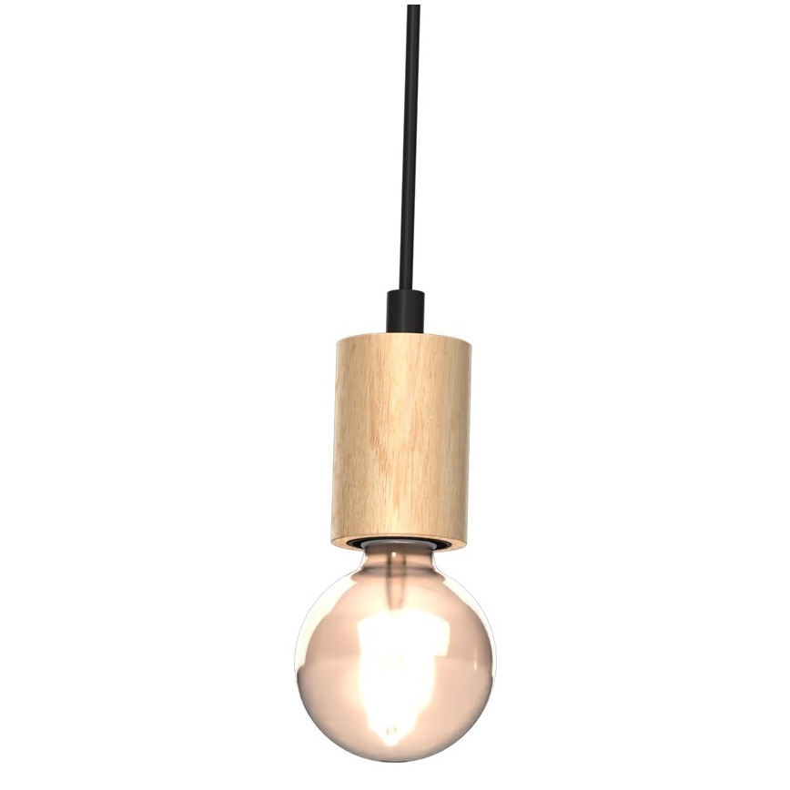 Candelabro montado à superfície VIGA 5xE27/60W/230V madeira