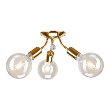 Candelabro montado à superfície VIGGO 3xE27/60W/230V dourado