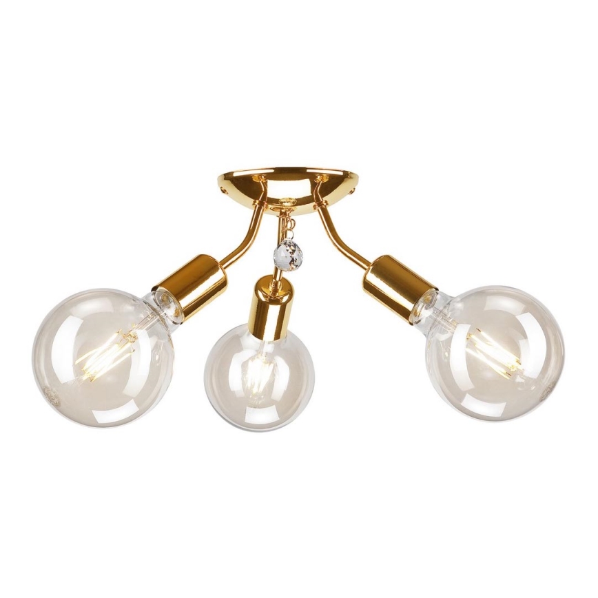 Candelabro montado à superfície VIGGO 3xE27/60W/230V dourado
