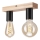 Candelabro montado à superfície VITO OAK 2xE27/60W/230V carvalho