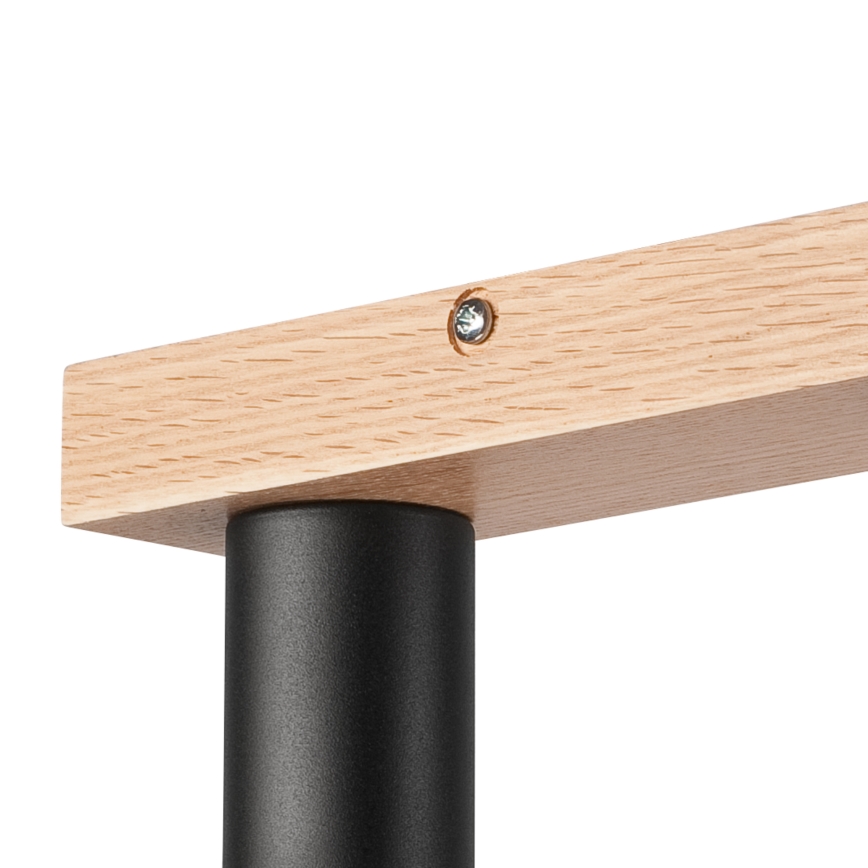 Candelabro montado à superfície VITO OAK 2xE27/60W/230V carvalho