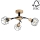 Candelabro montado à superfície VIVIANE 3xE27/60W/230V carvalho - certificado por FSC
